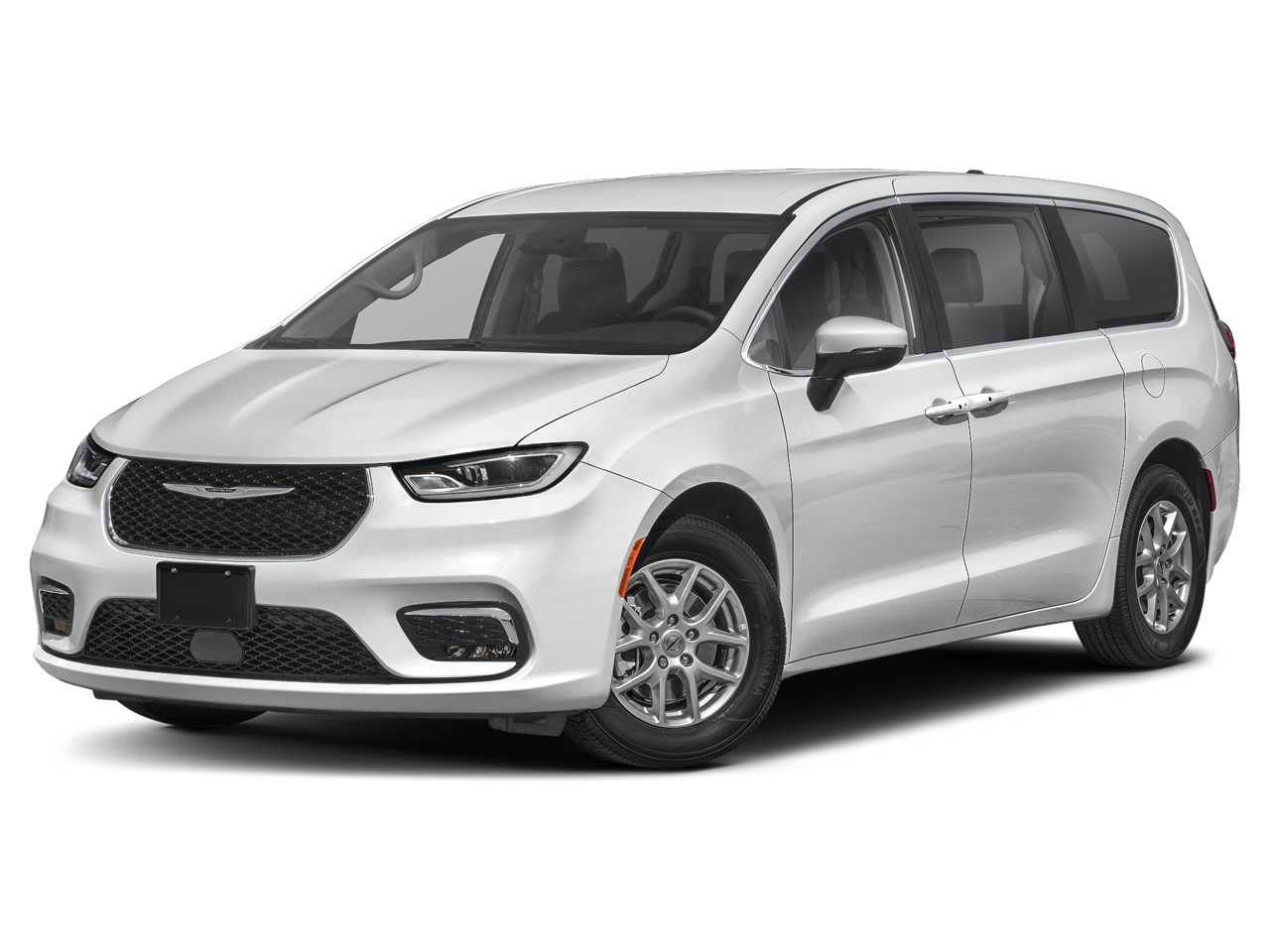 2023 Chrysler Pacifica Limited FWD in Bright White Clearcoat — front three-quarter view