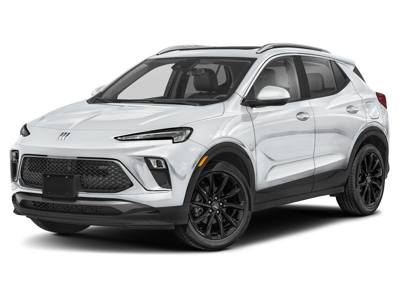 2024 Buick Encore GX AWD 4dr Sport Touring in Summit White — front three-quarter view