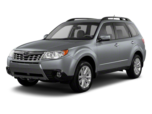 2010 Subaru Forester 2.5X Limited in Camellia Red Pearl — front three-quarter view
