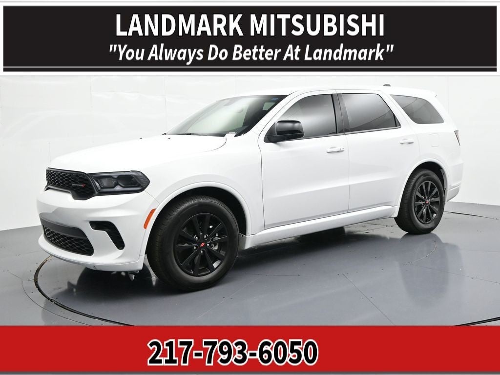 2026 Dodge Durango GT in White — front three-quarter view
