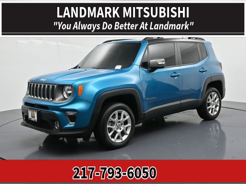 2021 Jeep Renegade Limited 4x4 in Bikini Metallic Clearcoat — front three-quarter view