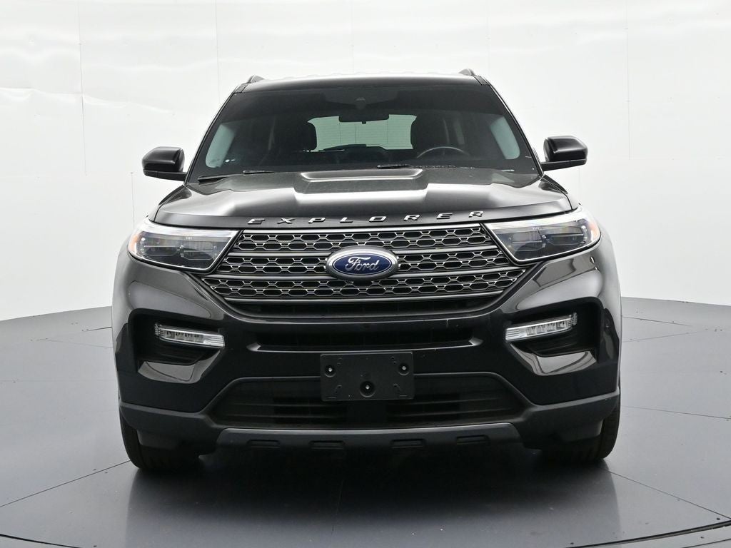2022 Ford Explorer — rear three-quarter view