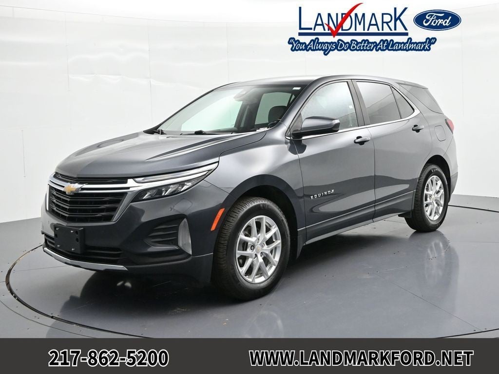 2022 Chevrolet Equinox AWD 4dr LT w/2FL in Iron Gray — front three-quarter view