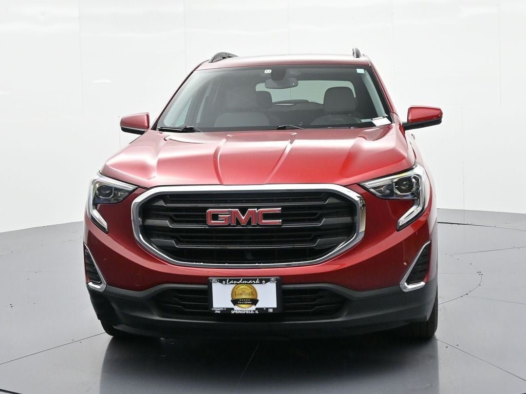 2018 GMC Terrain — rear three-quarter view