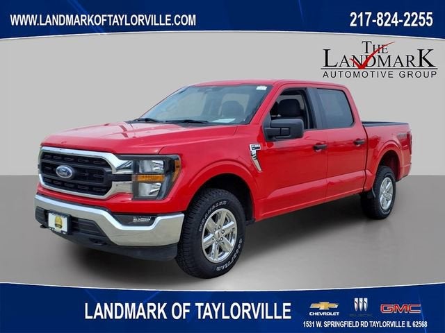 2023 Ford F-150 XL in Red — front three-quarter view